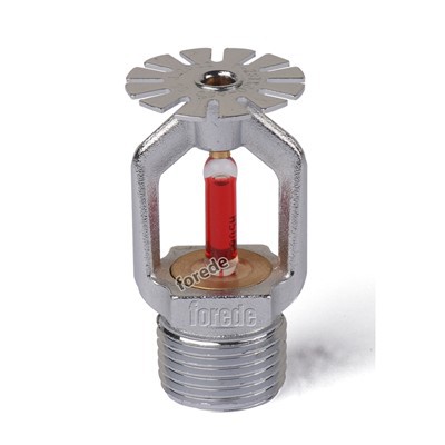 Sprinklers de incêndio com lâmpada de vidro pendente