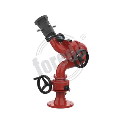 Monitor oscilante de flange automático para combate a incêndio