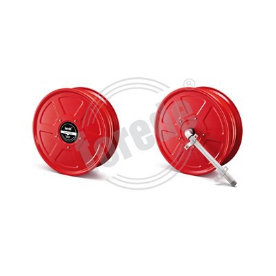 Carretel de mangueira de incêndio fixo