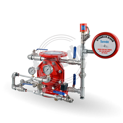 Válvula de dilúvio de fogo final de flange