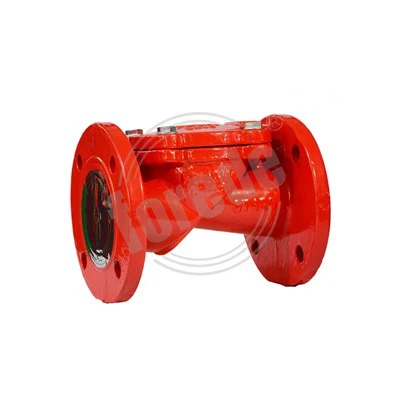 Válvula de retenção de extremidade de flange de disco flexível