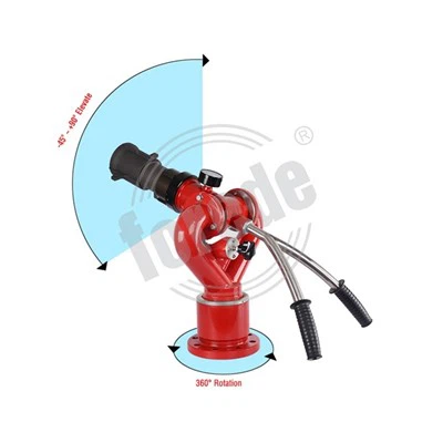 Caminhão de bombeiros com canhão de água